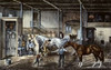 Trotting Cracks at Home a Model Stable Poster Print by Currier and Ives - Item # VARPDX277222
