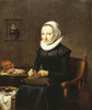 Portrait of An Old Lady, Embroidering Poster Print by Dutch School - Item # VARPDX264864