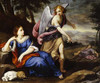 The Angel Appearing To Hagar Poster Print by Florentine School - Item # VARPDX266325