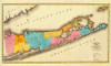 New York - Suffolk County, 1829 Poster Print by David Burr - Item # VARPDX294984