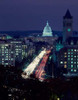 Dusk view of Pennsylvania Avenue, Americas Main Street in Washington, D.C. Poster Print by Carol Highsmith - Item # VARPDX463236