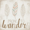 Prone To Wander Beige Poster Print by Laura Marshall - Item # VARPDX35060