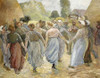La Ronde Poster Print by Camille Pissarro - Item # VARPDX267037