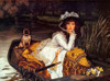 Young Lady In Boat Poster Print by James Tissot - Item # VARPDX374485