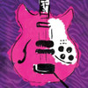 Girly Guitar Zoom Mate Poster Print by Enrique Rodriquez Jr # ERJSQ014B2