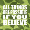 All Things Are Possible Poster Print by Kristin Emery # KESQ096A