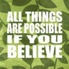 All Things Are Possible Poster Print by Kristin Emery # KESQ096A