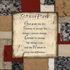 Patchwork Serenity Prayer Poster Print by Diane Stimson - Item # VARPDXDSSQ266B