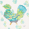 Funky Chicken Squared 2 Poster Print by Beverly Dyer # BDSQ047B