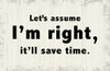 Lets Assume Poster Print by Lauren Gibbons # GL5RC001A