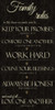 FAMILY RULES SCRIPTURES Poster Print by Taylor Greene - Item # VARPDXTGPL122B