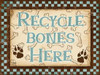 Recycle Bones Blue Poster Print by Diane Stimson - Item # VARPDXDSRC254G1