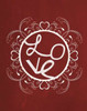 Red Chalk Love Poster Print by Lauren Gibbons - Item # VARPDXGLRC122B