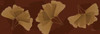 Leaves Brown on Red 4 Poster Print by Albert Koetsier - Item # VARPDXAKPL049B