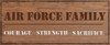 Air Force Family Poster Print by Lauren Gibbons # GLPL026A