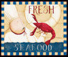Fresh Seafood Poster Print by Dan DiPaolo # DDPRC049