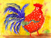 Farm House Rooster III Poster Print by Beverly Dyer # BDRC128C