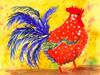 Farm House Rooster III Poster Print by Beverly Dyer # BDRC128C