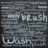 Bathroom Words B1 Poster Print by Lauren Gibbons - Item # VARPDXGLSQ059B1