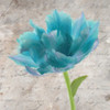 Blue Scripted Floral II Poster Print by Taylor Greene - Item # VARPDXTGSQ082B