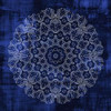 Indigo Mandala 3 Poster Print by Kimberly Allen # KASQ149C