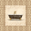 Brown bath border 2 Poster Print by Jace Grey # JGSQ372B