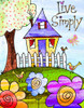 Live Simply Poster Print by Diane Stimson - Item # VARPDXDSRC237A