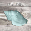 Salty Kisses Aqua Shell Poster Print by Diane Stimson # DSSQ306B2