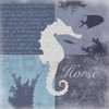 Beach Horse Poster Print by Lauren Gibbons # GLSQ016B