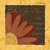 Gerbera Believe Ylw Poster Print by Diane Stimson # DSSQ211A1