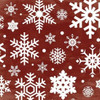 Red Snow Flakes Poster Print by  Jace Grey - Item # VARPDXJGSQ649A2