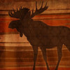Moose Stripes Poster Print by Jace Grey - Item # VARPDXJGSQ580A