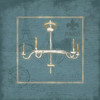 Blue chandelier Mate Poster Print by Jace Grey - Item # VARPDXJGSQ345B