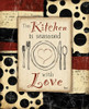 Kitchen Love Plate Poster Print by Diane Stimson # DSRC224B5