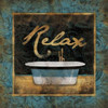 Relax Bordered Blue Poster Print by Jace Grey - Item # VARPDXJGSQ208B3