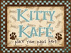 Kitty Kafe Blue Poster Print by Diane Stimson - Item # VARPDXDSRC254E1