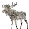 Wood Moose White Mate Poster Print by Jace Grey - Item # VARPDXJGSQ583B2