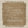 Burlap Meaning Poster Print by Lauren Gibbons # GLSQ038J