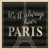 Always Paris Dots Poster Print by Candace Allen # QCASQ013E