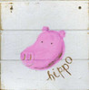 Happy Pink Hippo Poster Print by Erin Butson - Item # VARPDXEB5SQ003B2