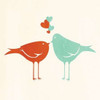 Birds In Love Poster Print by Jace Grey # JGSQ735A