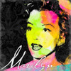 Marilyn Colorful Poster Print by Jace Grey # JGSQ073C2