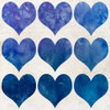 Watercolor Hearts 3 Poster Print by  Kimberly Allen - Item # VARPDXKASQ042C