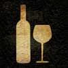 Wine Shadows A2 Poster Print by Jace Grey # JGSQ155A2