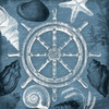 Steering wheel nautical Poster Print by Jace Grey - Item # VARPDXJGSQ328B