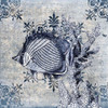 Marine Life Indigo 1 Poster Print by Kimberly Allen # KASQ012A1