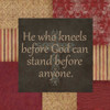 HE WHO KNEELS Poster Print by Taylor Greene - Item # VARPDXTGSQ172A