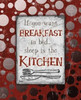 Breakfast Kitchen Gray Poster Print by Diane Stimson # DSRC224A1