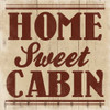 Home Sweet Cabin Burgundy Poster Print by Jace Grey - Item # VARPDXJGSQ285B
