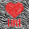 JUNGLE HEART Poster Print by OnRei OnRei # ONSQ006A